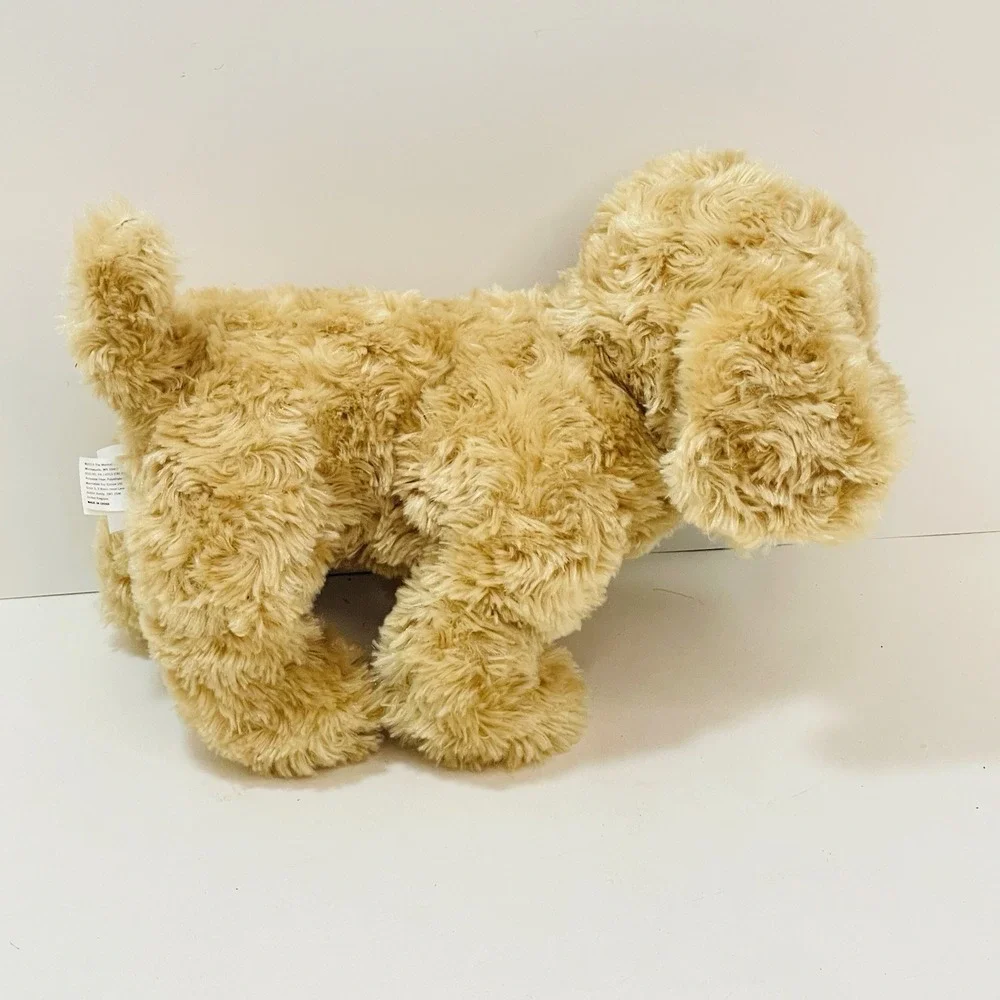 Manhattan Toy Company Tan Dog Plush Pooch Party Goldie Golden Doodle 10